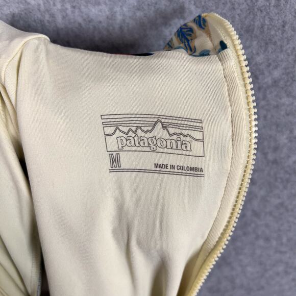 Patagonia Jurassic Fern Long Sleeved Swell Seeker One Piece Swimsuit Size Medium - Picture 7 of 11